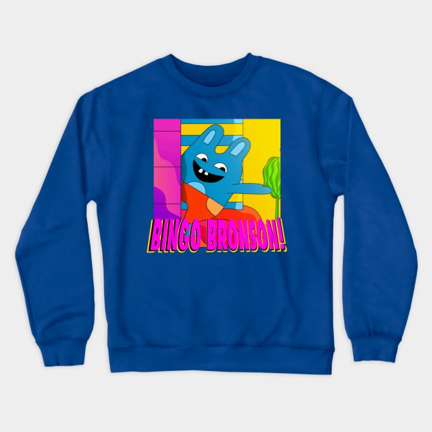 It’s Bingo Bronson! Crewneck Sweatshirt by Princifer